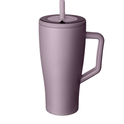 Front customization side of the BruMate Era Flip 30 oz in Rose Taupe 