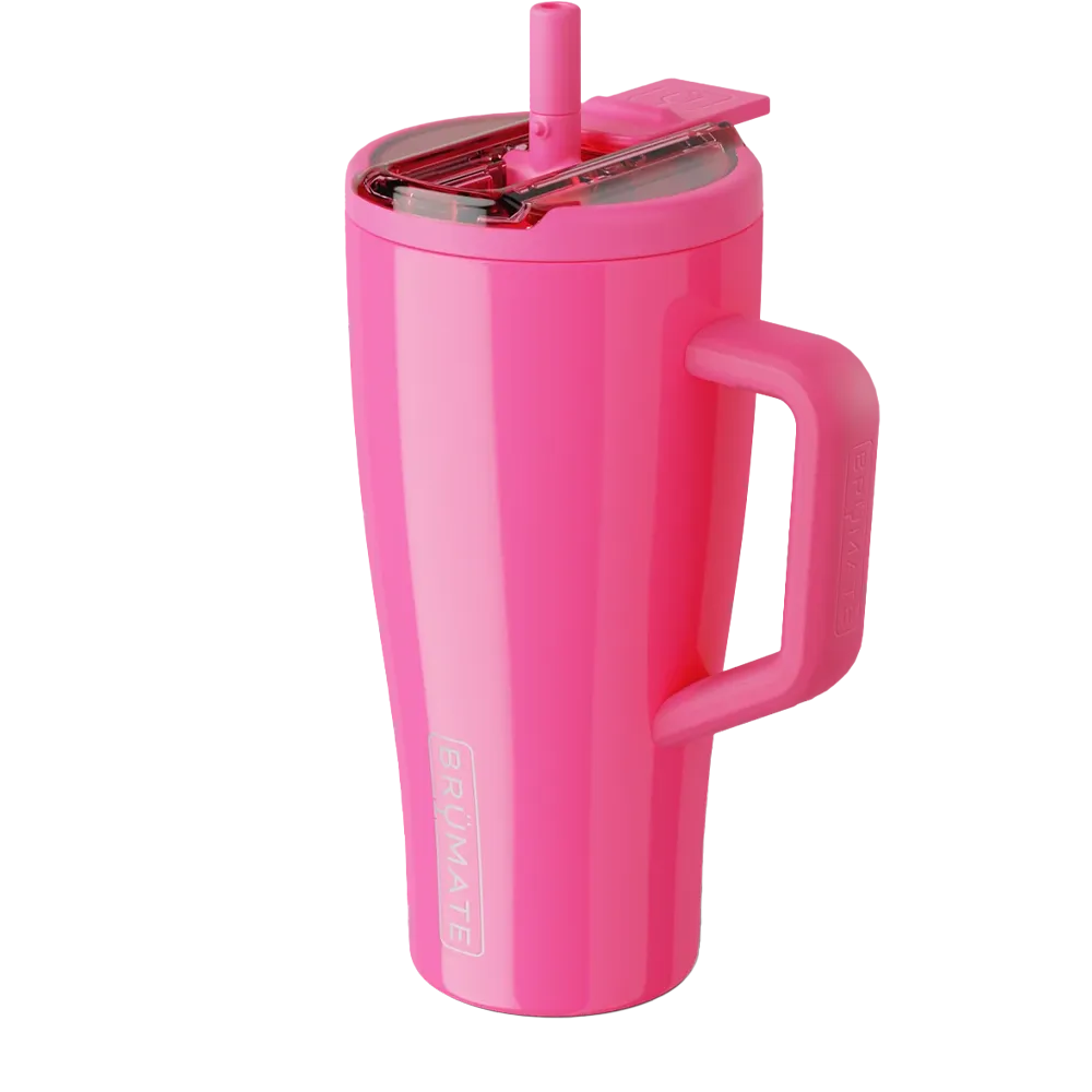 BruMate Era Flip 30 oz in Neon Pink 