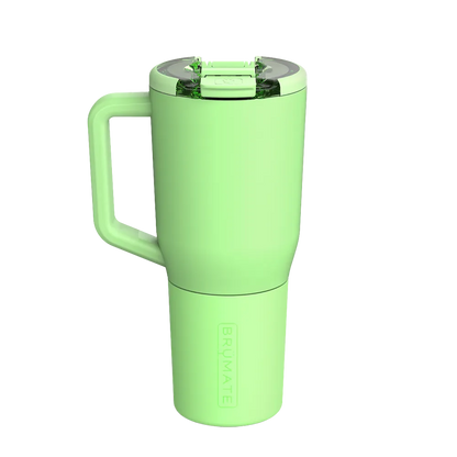 Back customization side of the BruMate Müv Mug 35 oz in Kiwi 