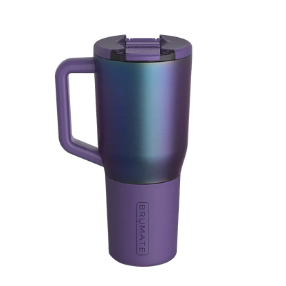 Back customization side of the BruMate Müv Mug 35 oz in Dark Aura 