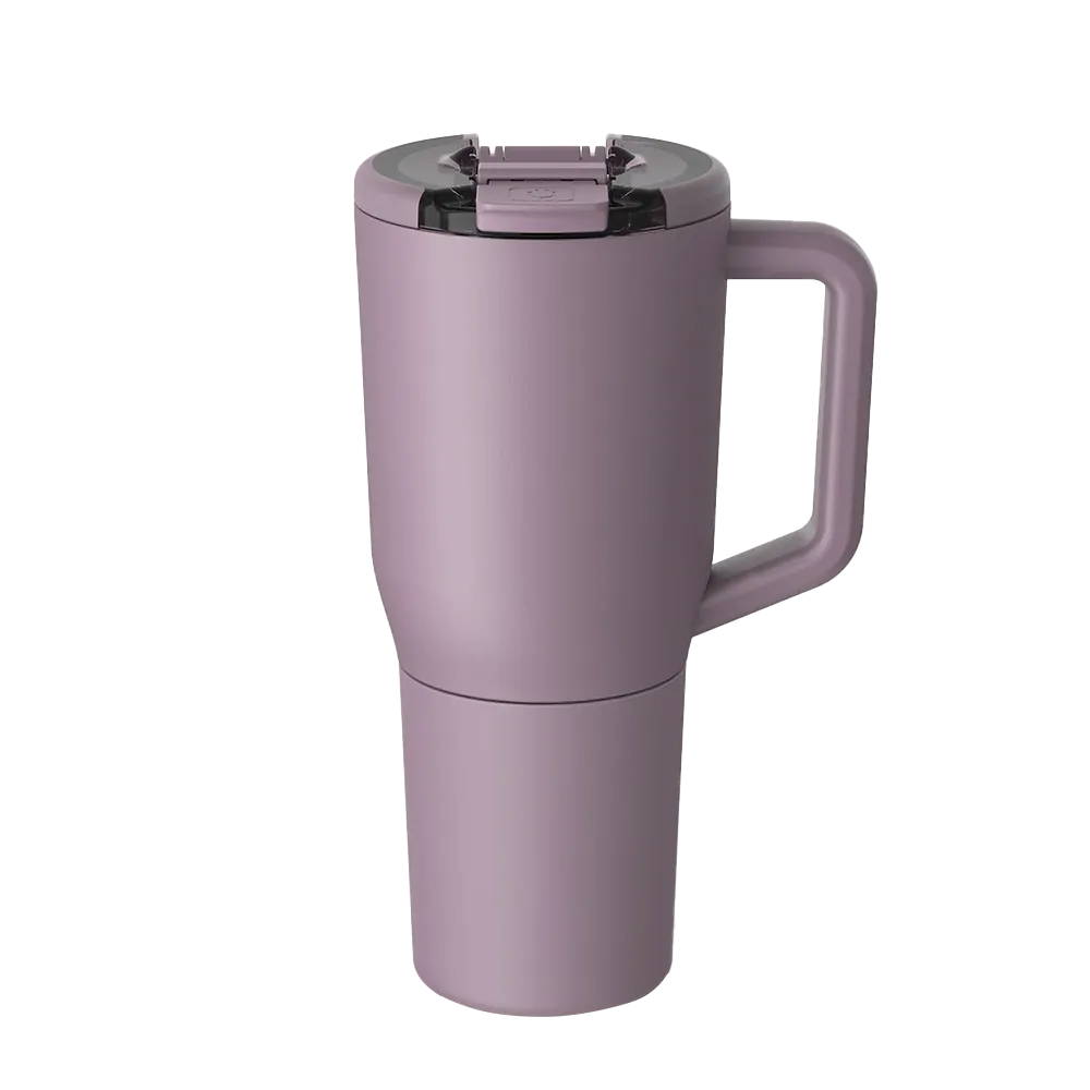 Front customization side of the BruMate Müv Mug 35 oz in Lilac Dusk 