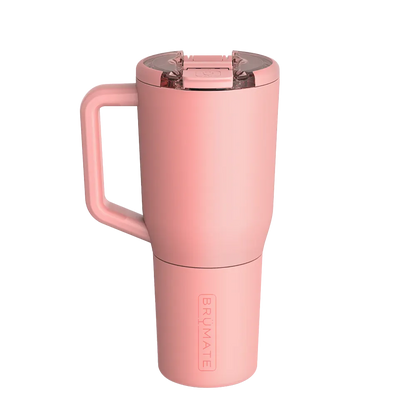 Back customization side of the BruMate Müv Mug 35 oz in Guava 