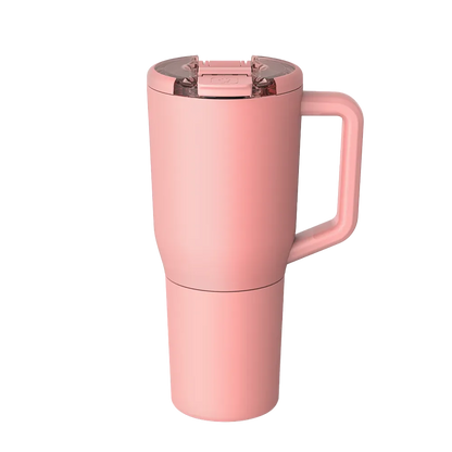 Front customization side of the BruMate Müv Mug 35 oz in Guava 