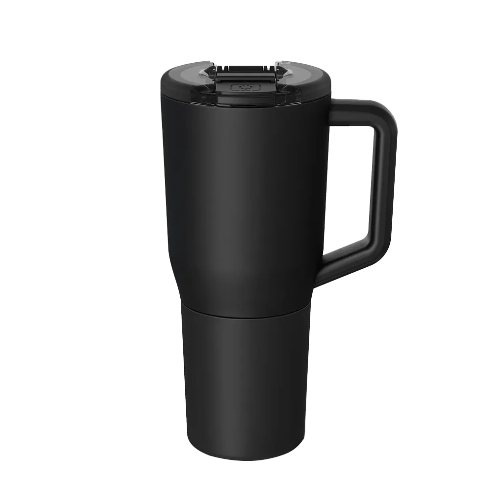 Front customization side of the BruMate Müv Mug 35 oz in Matte Black 