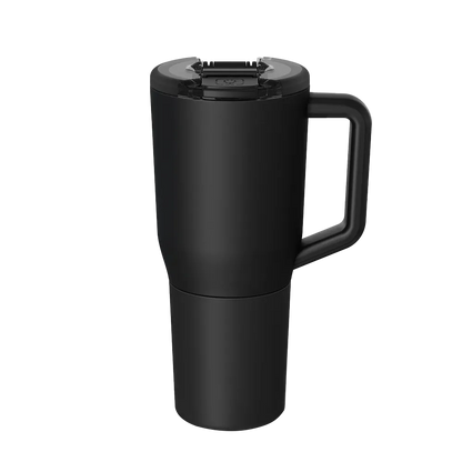 Front customization side of the BruMate Müv Mug 35 oz in Matte Black 