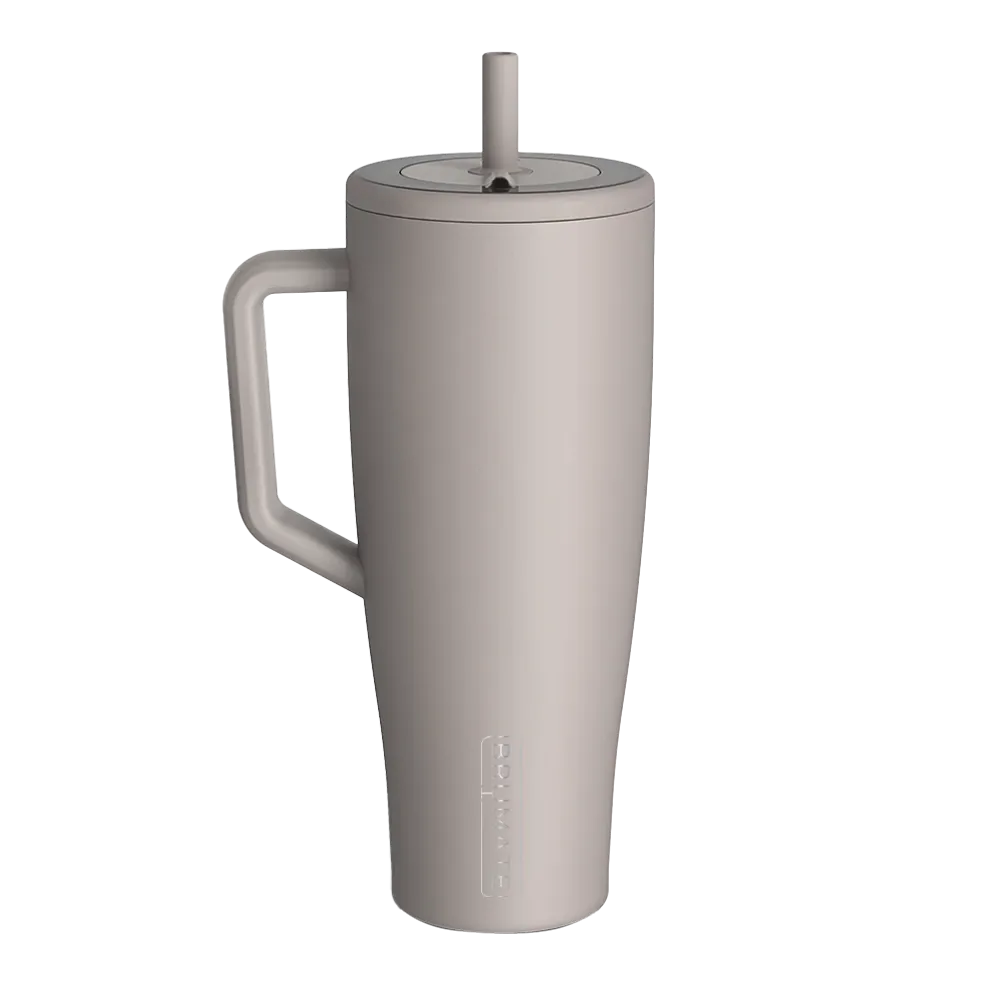 Back customization side of the BruMate Era Mug 40 oz in Mocha 