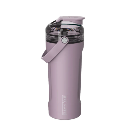 Back customization side of the BruMate MultiShaker 25 oz in Lilac Dusk 