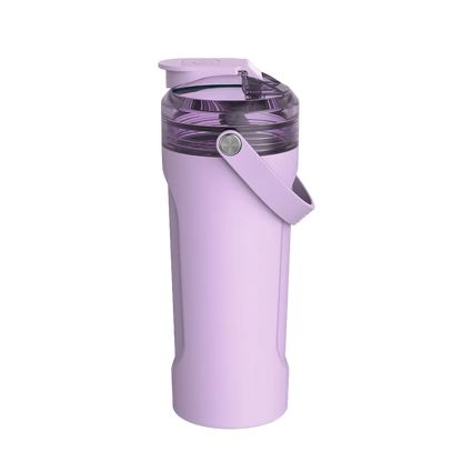 Front customization side of the BruMate MultiShaker 25 oz in Lavender 