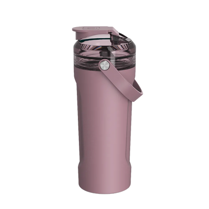 Front customization side of the BruMate MultiShaker 25 oz in Rose Taupe 