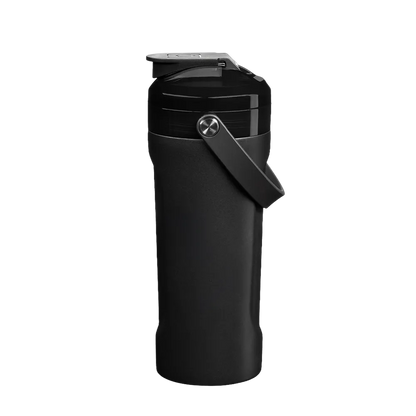 Front customization side of the BruMate MultiShaker 25 oz in Matte Black 