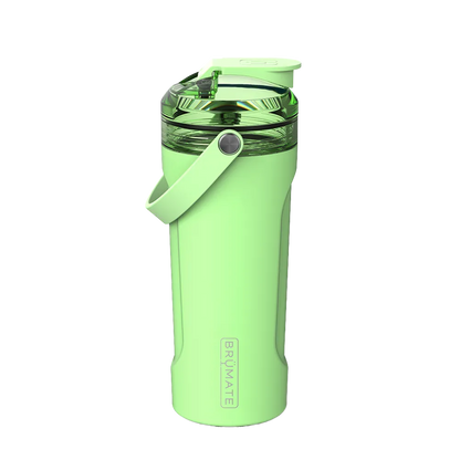 Back customization side of the Brumate Multishaker 26 oz in Kiwi 