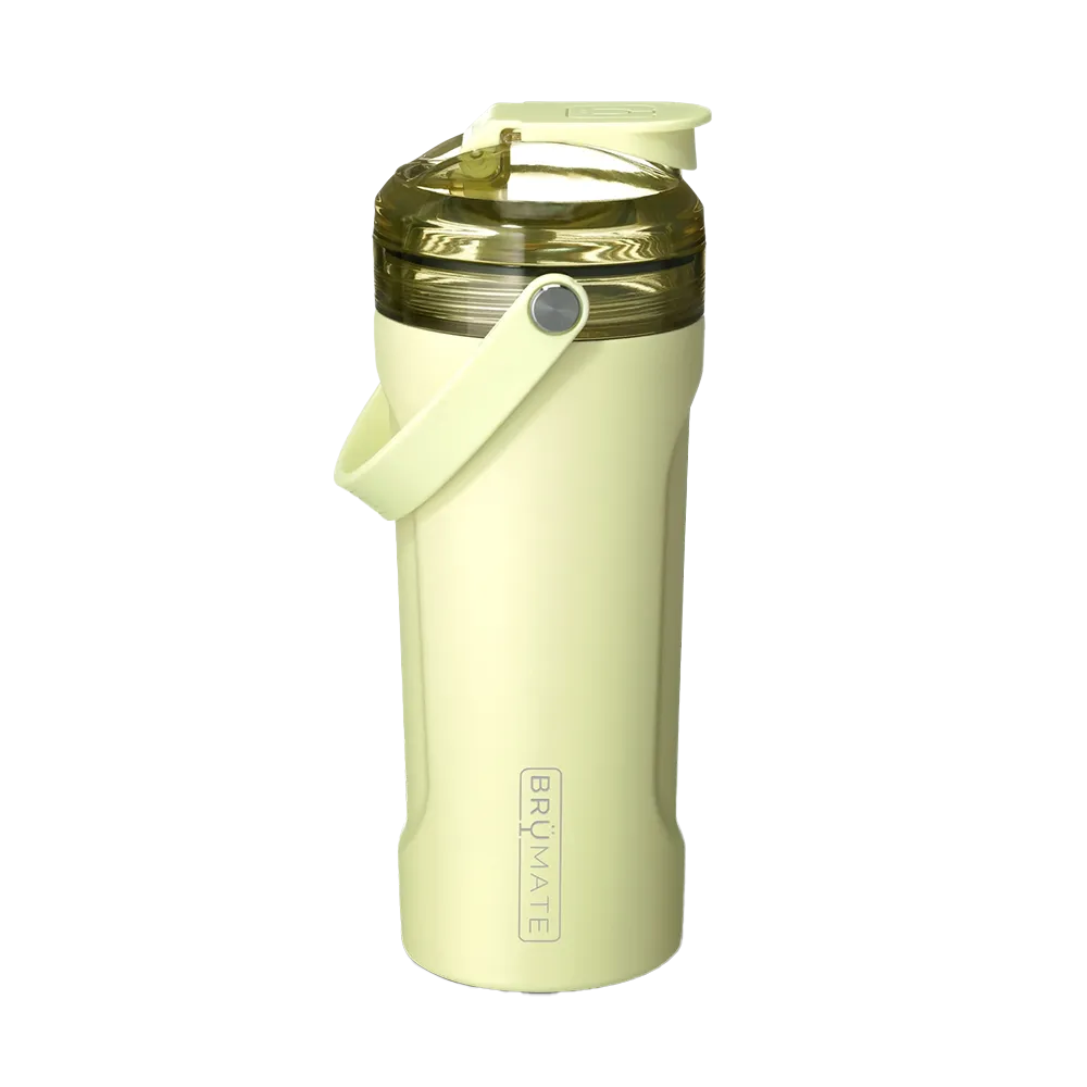 Back customization side of the Brumate Multishaker 26 oz in Prickly Pear 