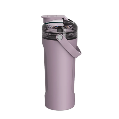 Front customization side of the Brumate Multishaker 26 oz in Lilac Dusk 
