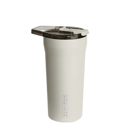 Back customization side of the BruMate Pour Over Tumbler 20 oz in Dune 