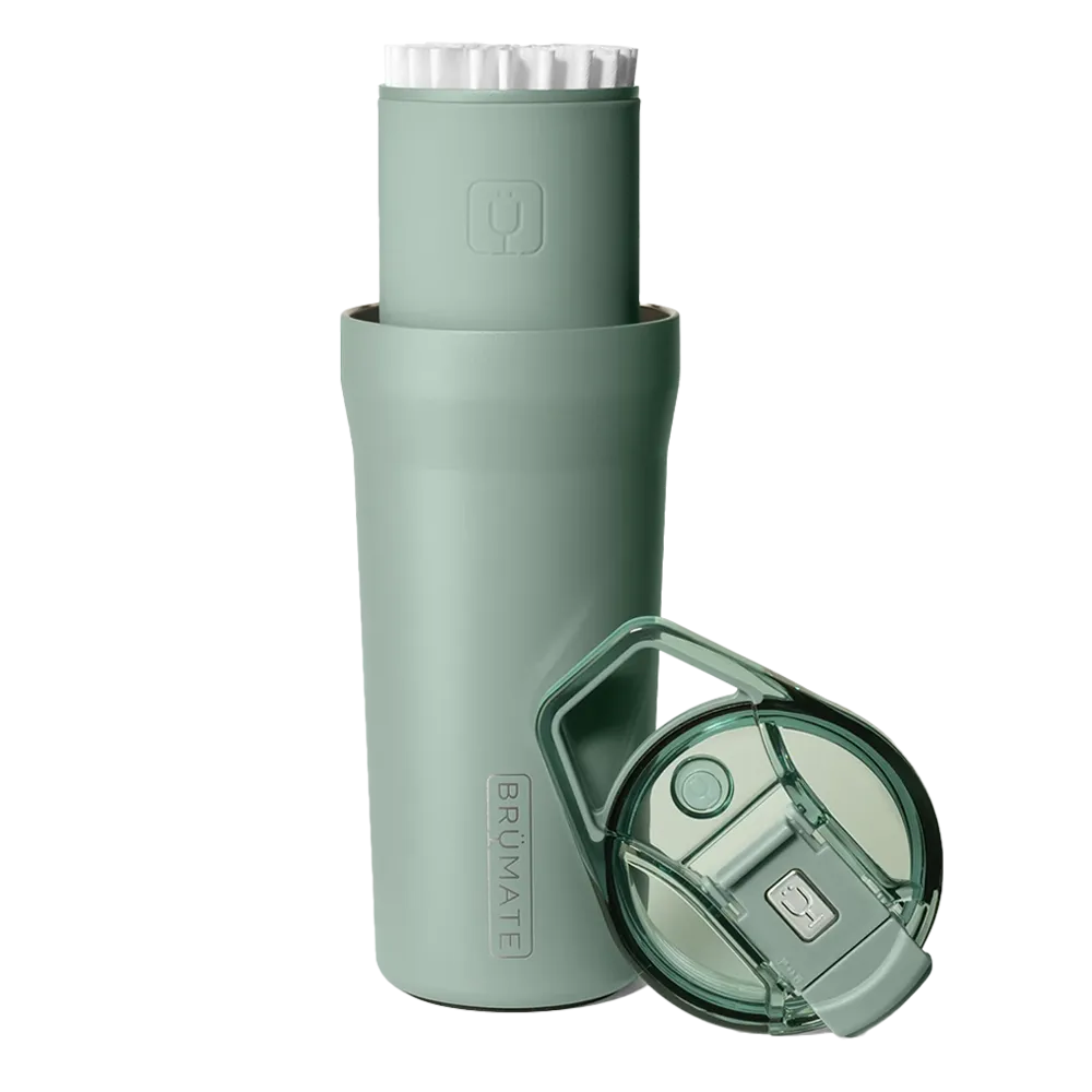 BruMate Pour Over Tumbler 20 oz in Sage 