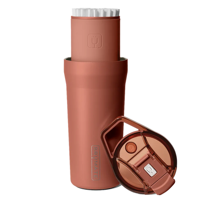 BruMate Pour Over Tumbler 20 oz in Redwood 