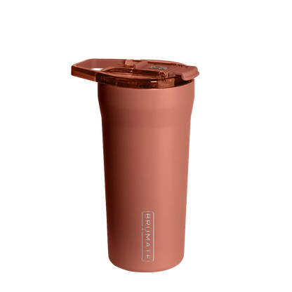Back customization side of the BruMate Pour Over Tumbler 20 oz in Redwood 