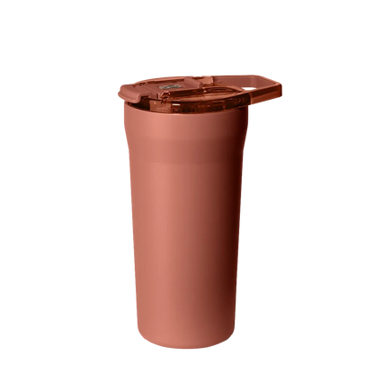Front customization side of the BruMate Pour Over Tumbler 20 oz in Redwood 