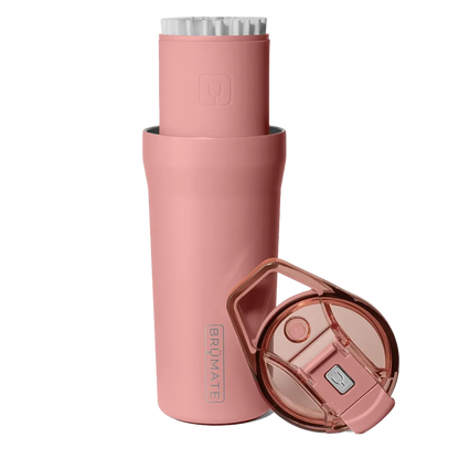 BruMate Pour Over Tumbler 20 oz in Morning Rose 