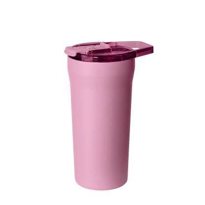 Front customization side of the BruMate Pour Over Tumbler 20 oz in Acai 