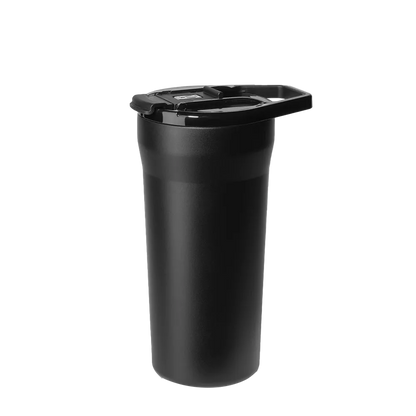 Front customization side of the BruMate Pour Over Tumbler 20 oz in Matte Black 