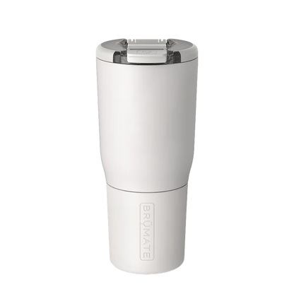 Back customization side of the BruMate Nav Tumbler 25 oz in Dune 