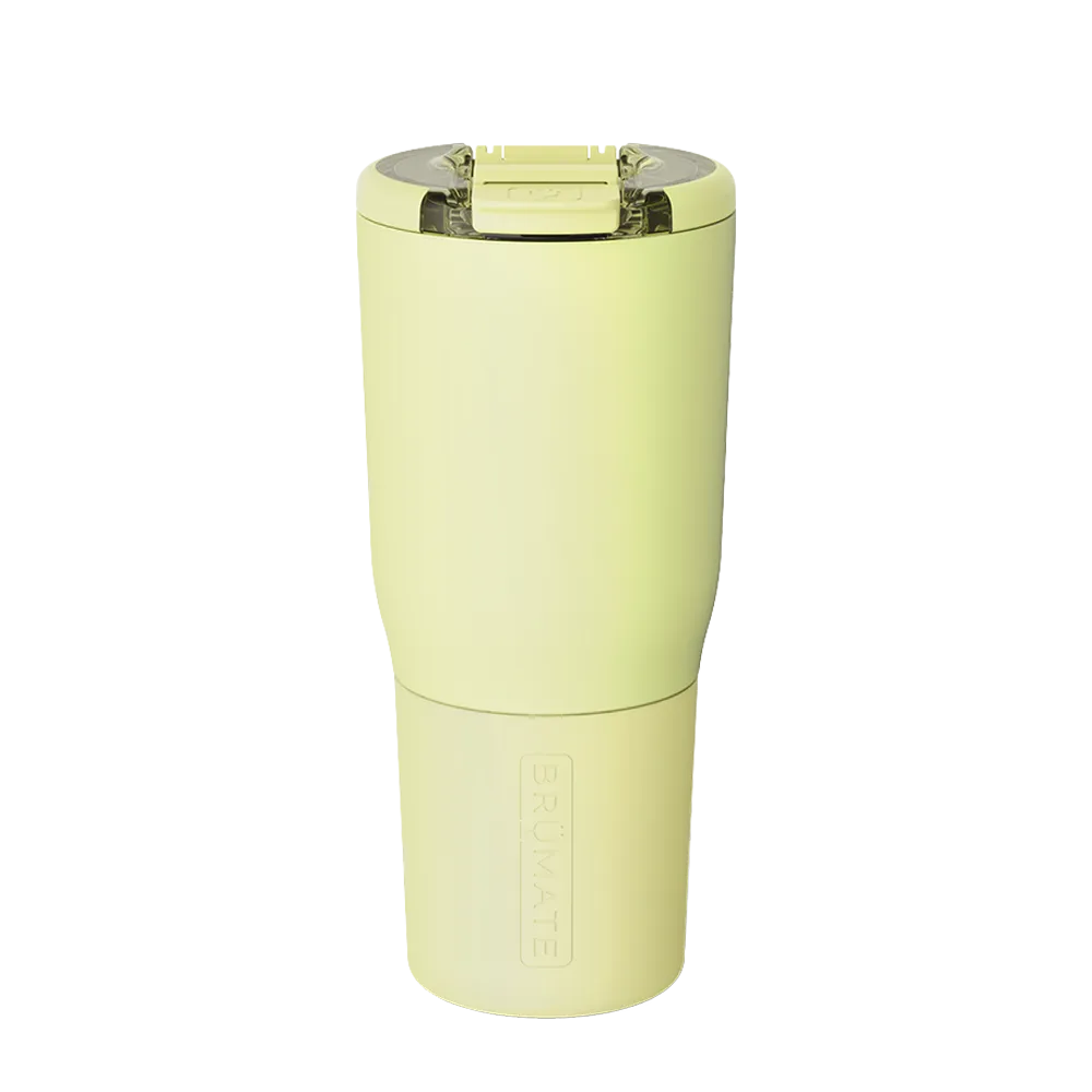 Back customization side of the BruMate Nav Tumbler 25 oz in Prickly Pear 