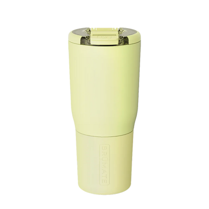 Back customization side of the BruMate Nav Tumbler 25 oz in Prickly Pear 