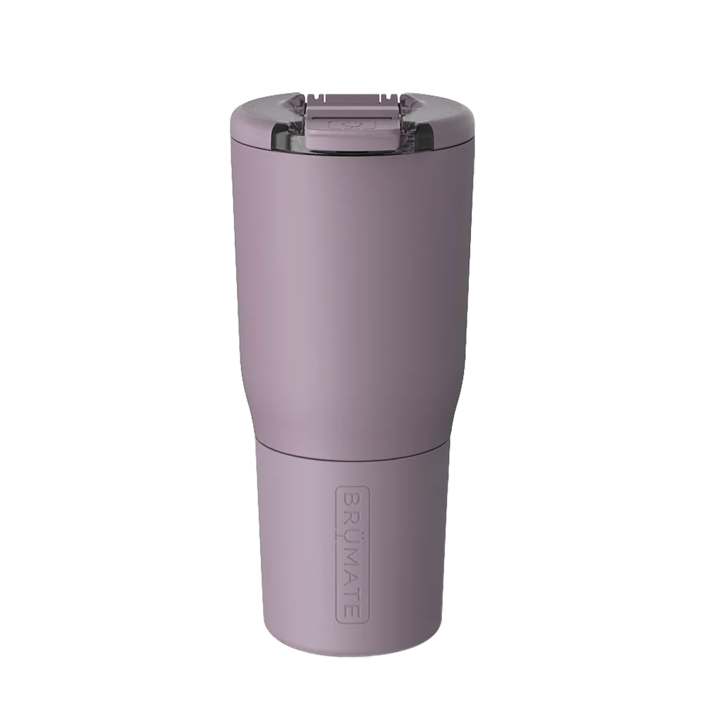 Back customization side of the BruMate Nav Tumbler 25 oz in Lilac Dusk 