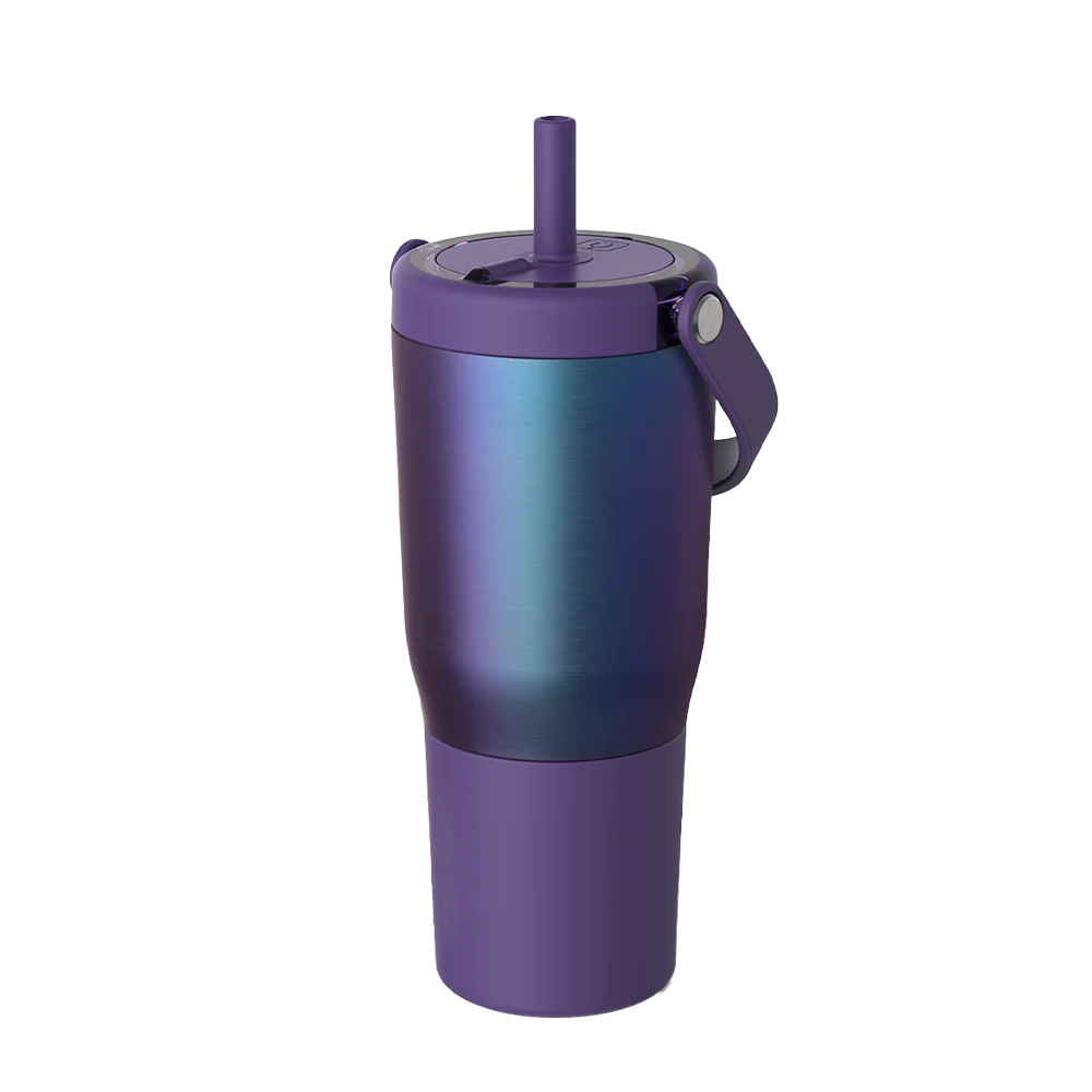 Front customization side of the BruMate Resa Tumbler 25 oz in Dark Aura 