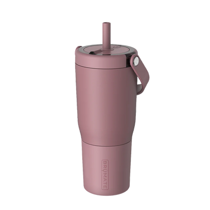 Back customization side of the BruMate Resa Tumbler 25 oz in Rose Taupe 