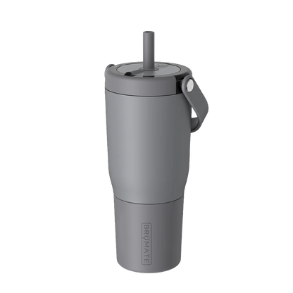 Back customization side of the BruMate Resa Tumbler 25 oz in Matte Grey 