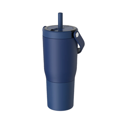 Front customization side of the BruMate Resa Tumbler 25 oz in Matte Navy 