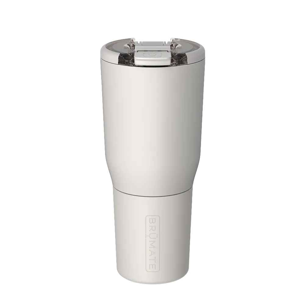 Back customization side of the BruMate Nav Tumbler 35 oz in Dune 