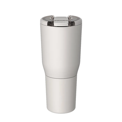 Front customization side of the BruMate Nav Tumbler 35 oz in Dune 