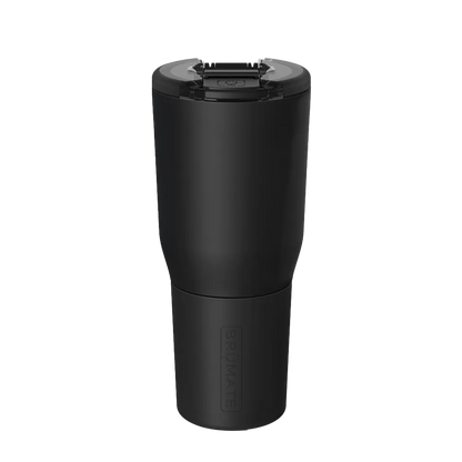 Back customization side of the BruMate Nav Tumbler 35 oz in Matte Black 