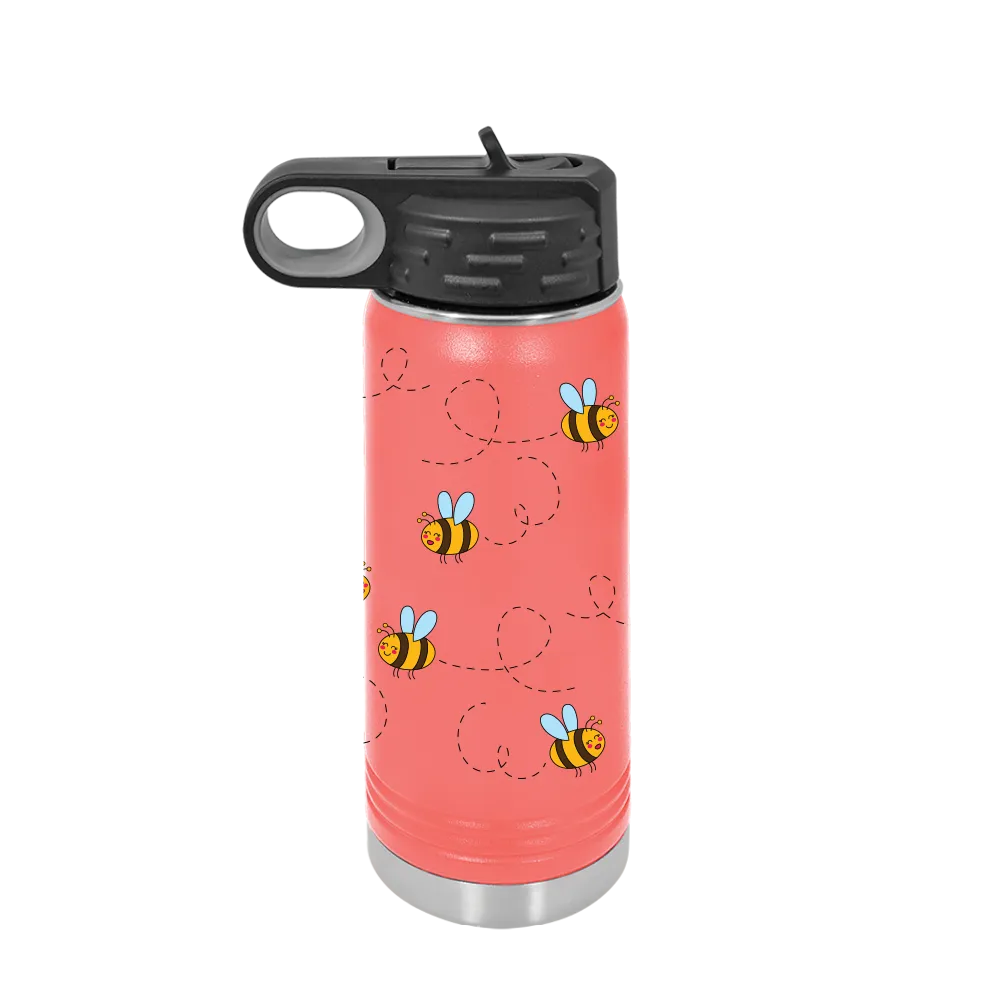 Buzzy Bees Wrap Water Bottle | 20 oz