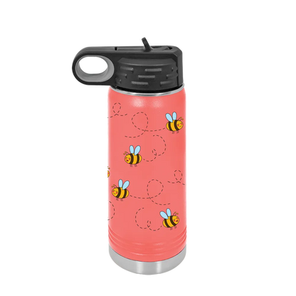 Buzzy Bees Wrap Water Bottle | 20 oz