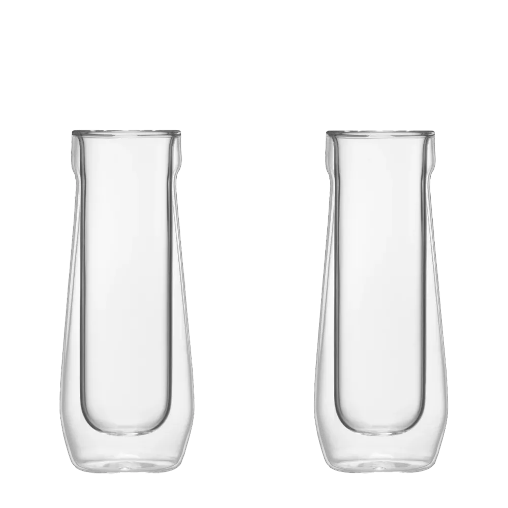 Corkcicle glass flues in clear 