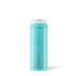 corkcicle slim can coozie with freezable ice pack in gloss turquoise 