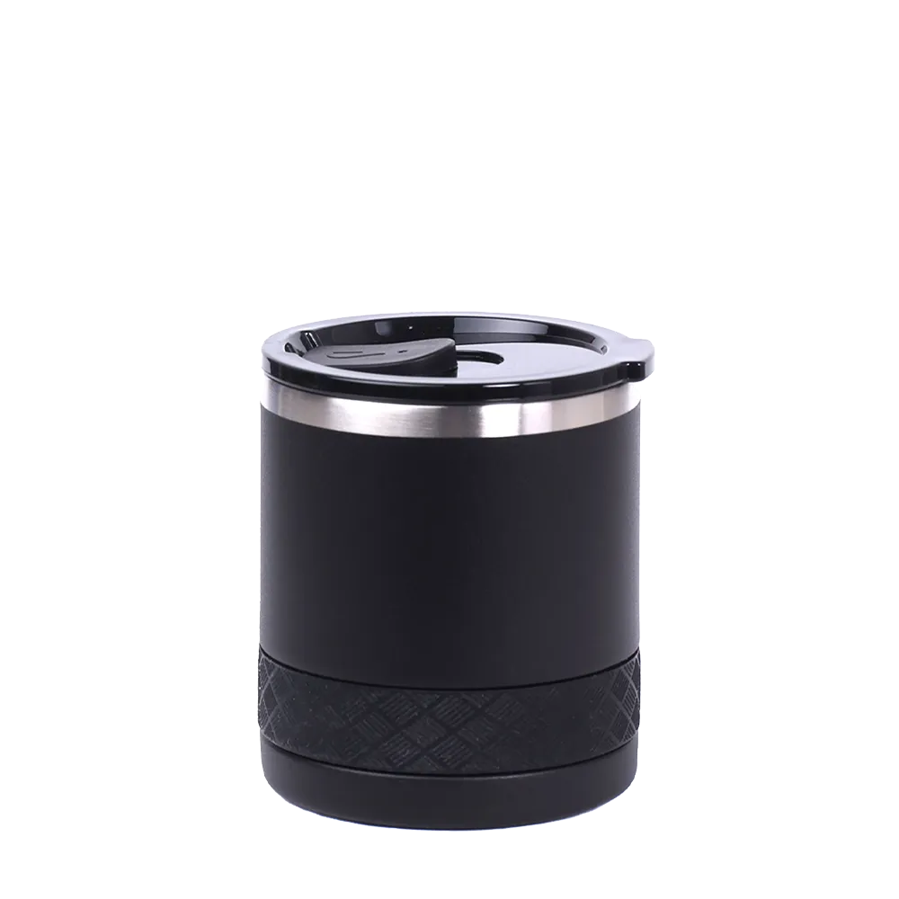 Elemental Recess Lowball Tumbler 10 oz Black 