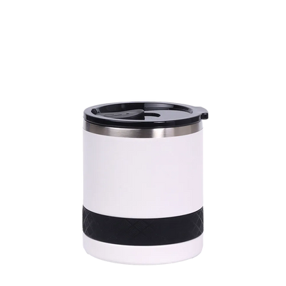 Elemental Recess Lowball Tumbler 10 oz White 