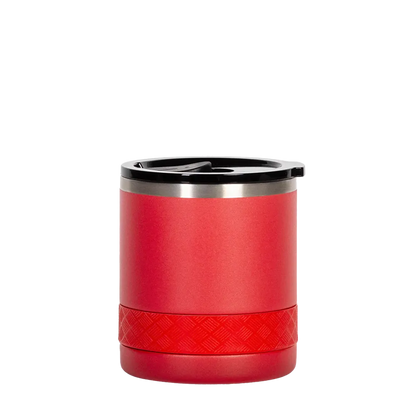 Elemental Recess Lowball Tumbler 10 oz Red 
