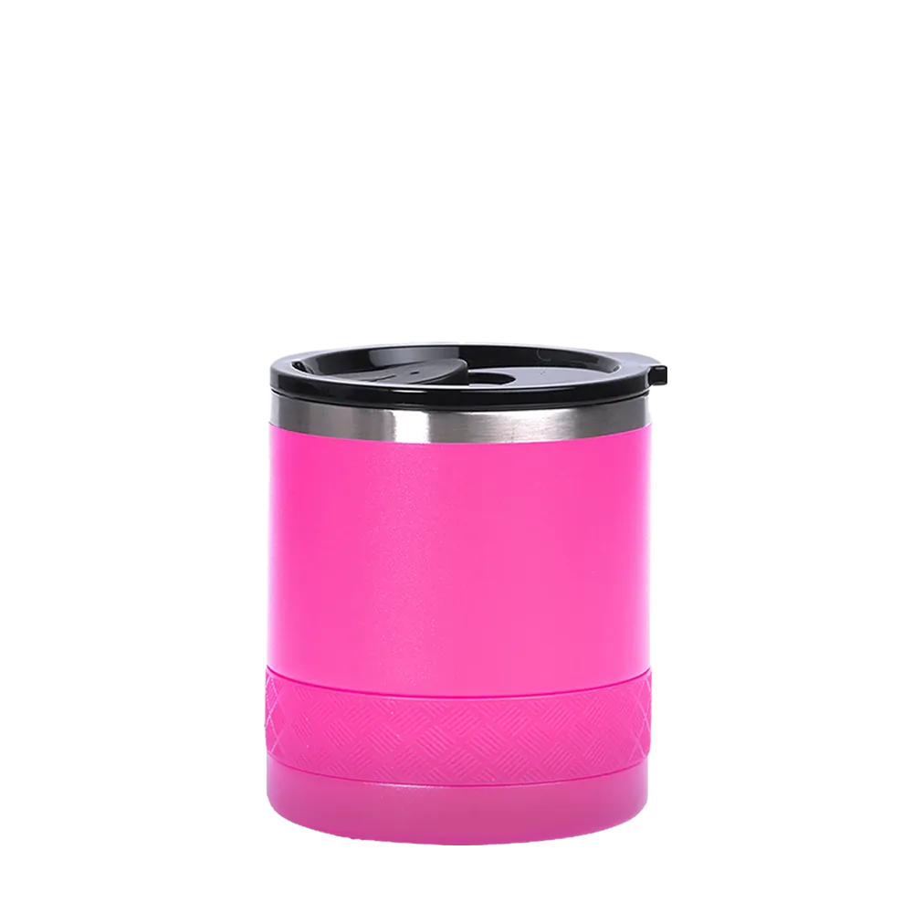 Elemental Recess Lowball Tumbler 10 oz Hot Pink 