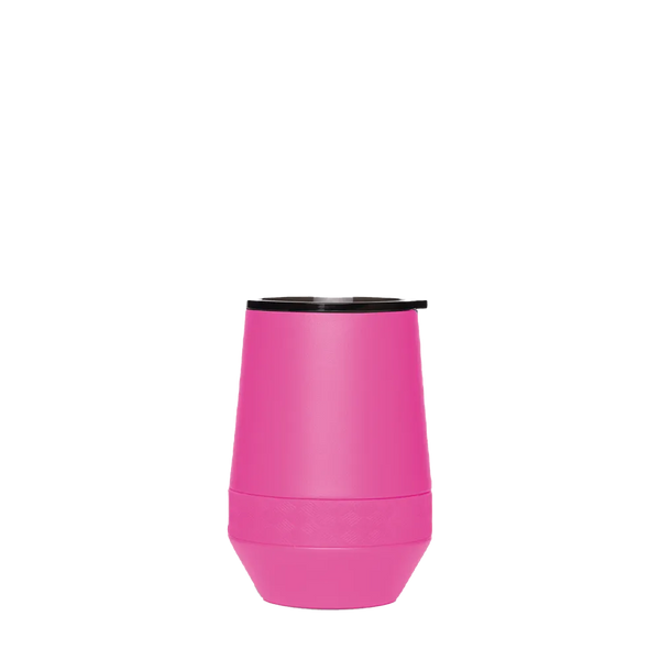 Elemental 10 oz Recess Stemless Tumbler #color_hot-pink