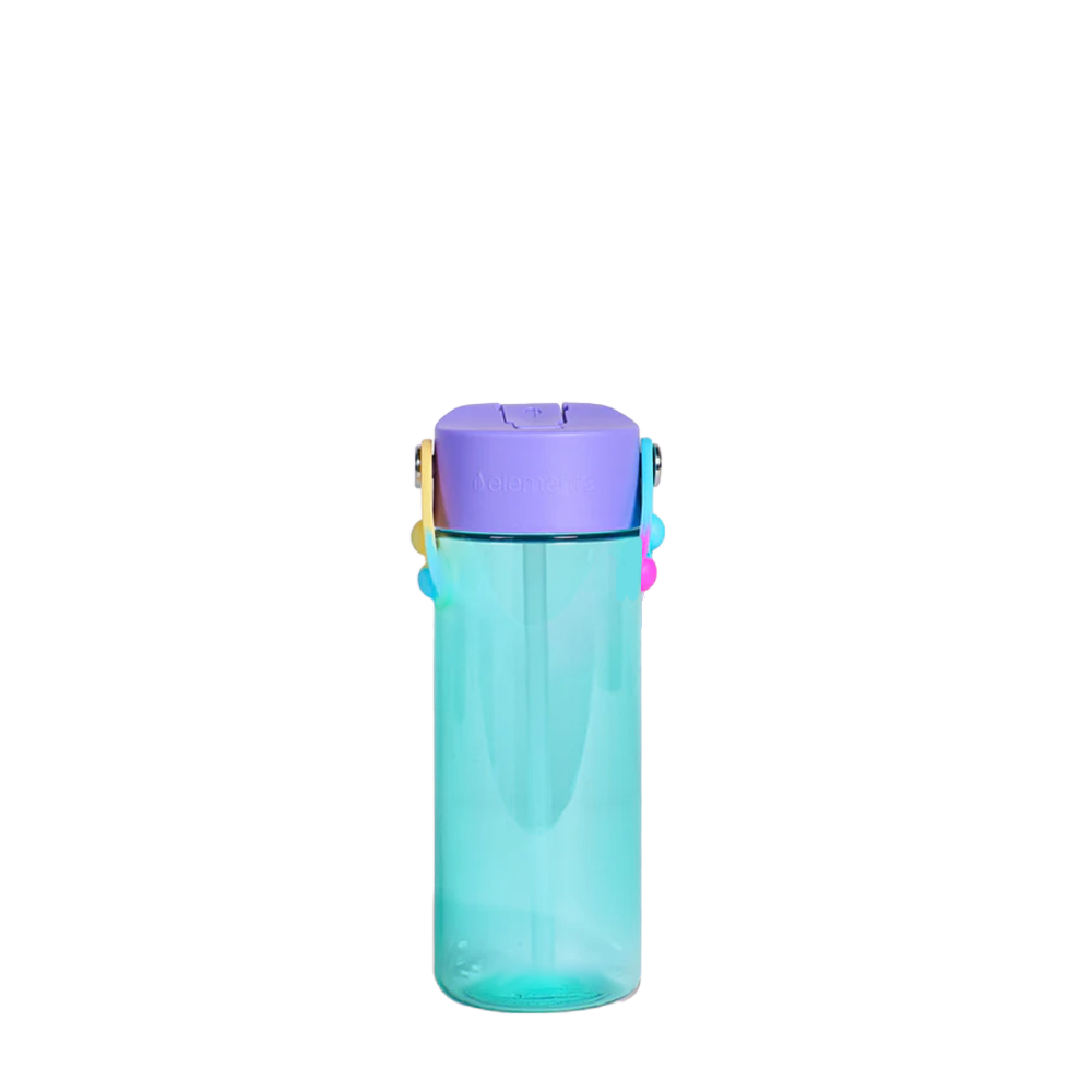 Elemental Splash Pop Fidget Bottle 18 oz Popin Blue Tie Dye 