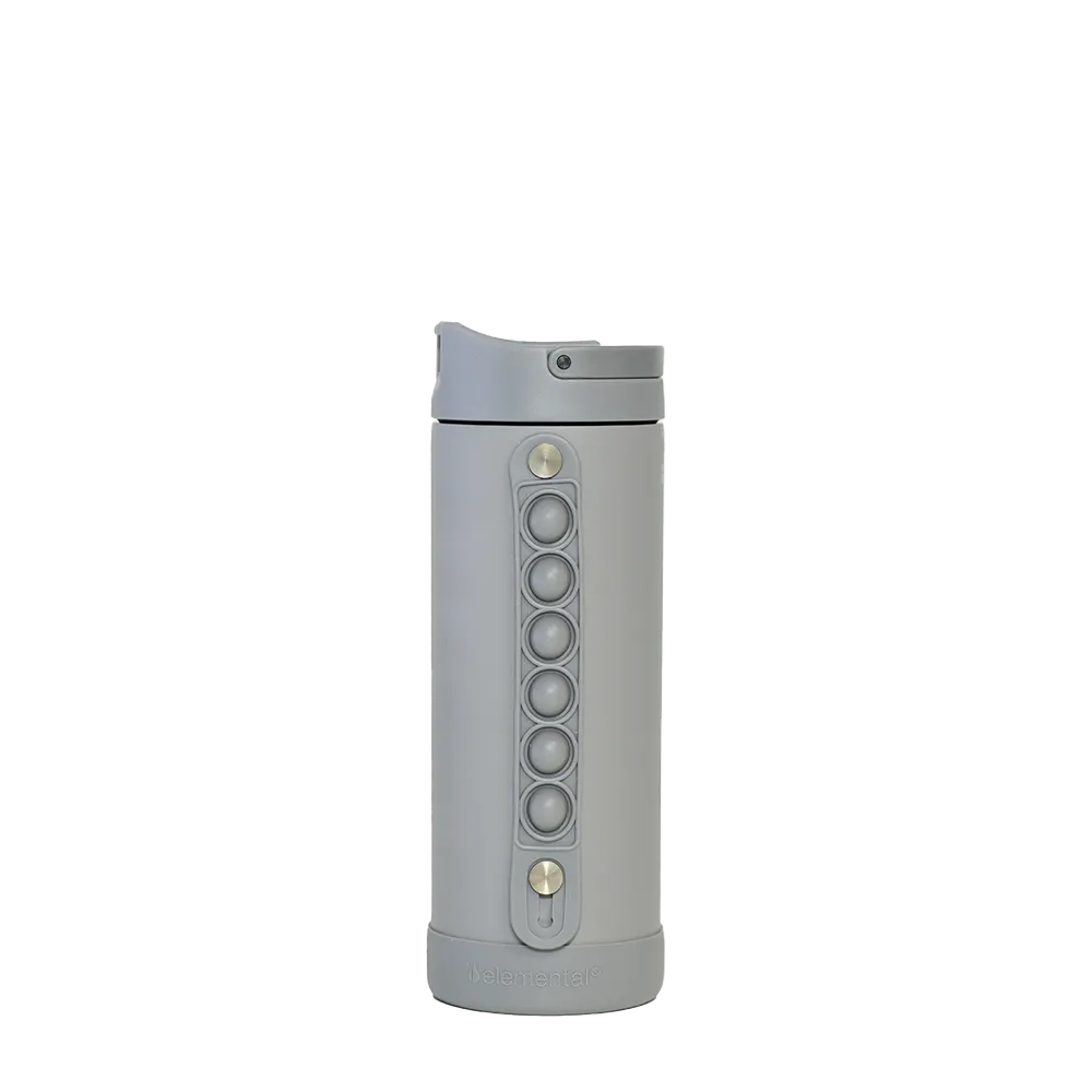 Elemental Iconic Pop Fidget Bottle 14 oz Graphite 