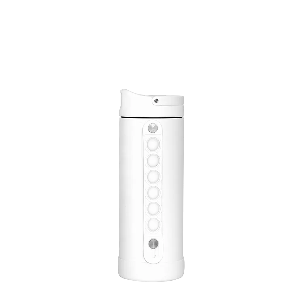Elemental Iconic Pop Fidget Bottle 14 oz White 
