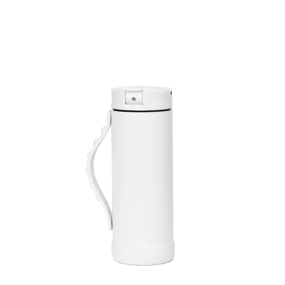 Elemental Iconic Pop Fidget Bottle 14 oz White 