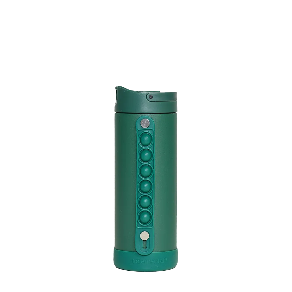 Elemental Iconic Pop Fidget Bottle 14 oz Forest 